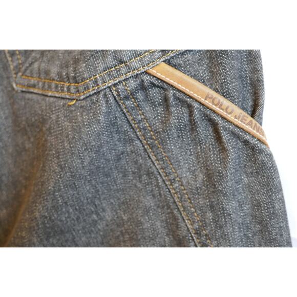 VTG Polo Jeans Company Ralph Lauren 5-POCKET CARPENTER C-5 36 x 33 Black - Picture 10 of 16